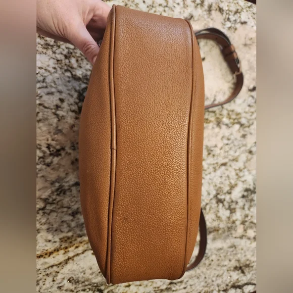 Kate Spade Purse, Camel, Tan Pebbled Leather Shoulder Bag. EUC Warm Gingerbread - Picture 6 of 16